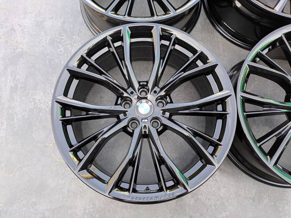 BMW G15 G16 8シリーズ Mパフォーマンス ダブルスポーク スタイリング 786M 鍛造 純正OP 19インチ 8J +30 PCD112 グロスブラック 4本