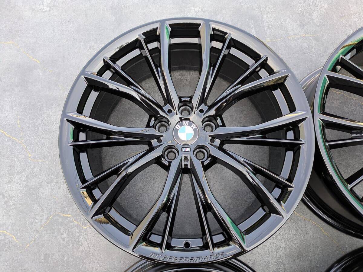BMW G15 G16 8シリーズ Mパフォーマンス ダブルスポーク スタイリング 786M 鍛造 純正OP 19インチ 8J +30 PCD112 グロスブラック 4本