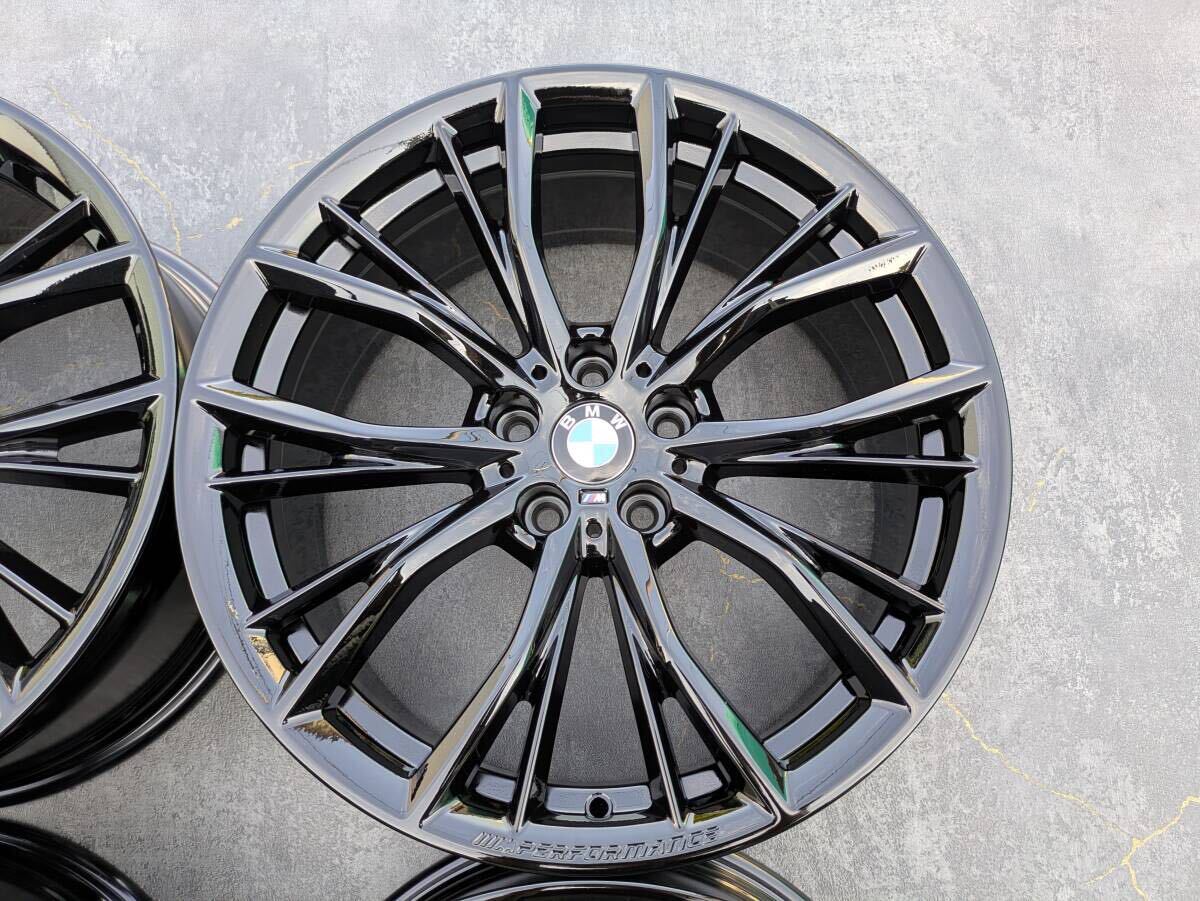 BMW G15 G16 8シリーズ Mパフォーマンス ダブルスポーク スタイリング 786M 鍛造 純正OP 19インチ 8J +30 PCD112 グロスブラック 4本