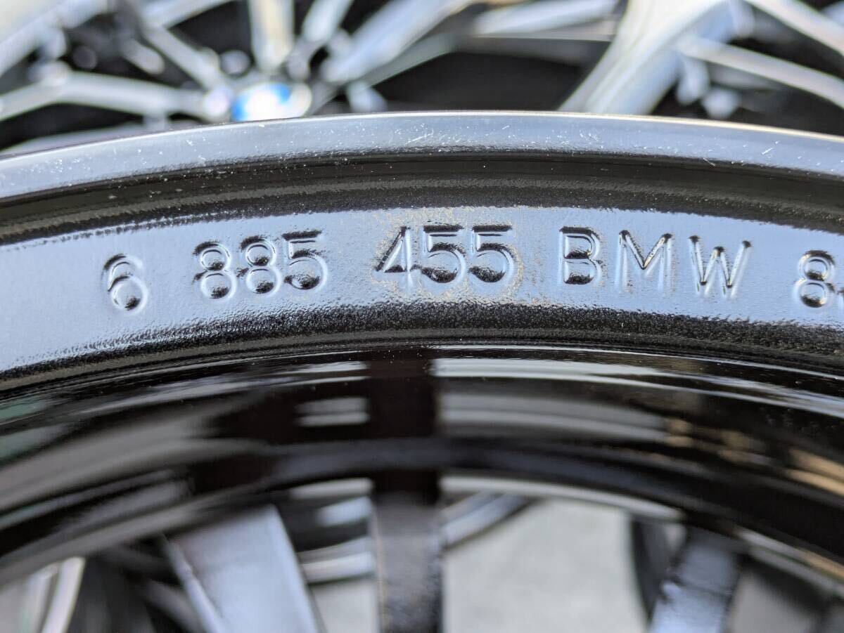 BMW G15 G16 8シリーズ Mパフォーマンス ダブルスポーク スタイリング 786M 鍛造 純正OP 19インチ 8J +30 PCD112 グロスブラック 4本