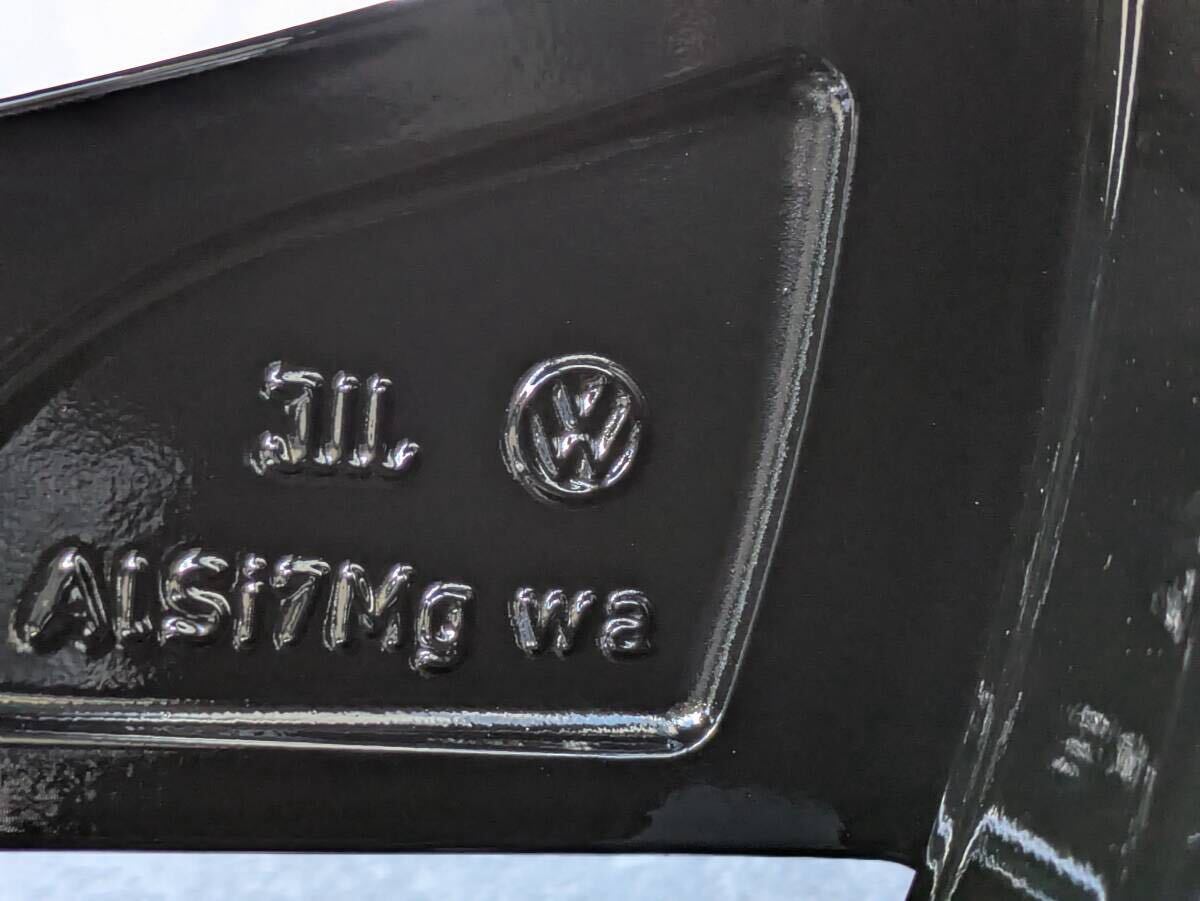 VW フォルクスワーゲン ゴルフ8 純正 19インチ 8J +50 PCD112 グロスブラック 4本