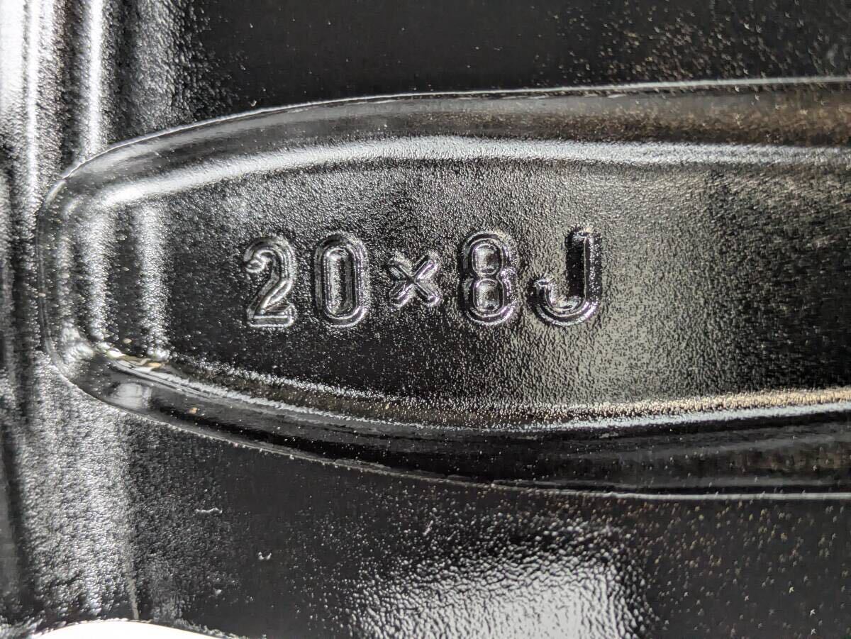 レクサス RX バージョンL 純正 20インチ 8J +30 PCD114.3 グロスブラック 4本