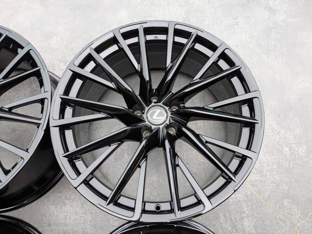 レクサス LC 500h 500 鍛造 純正 21インチ 8.5J +25 / 9.5J +25 PCD120 グロスブラック 4本