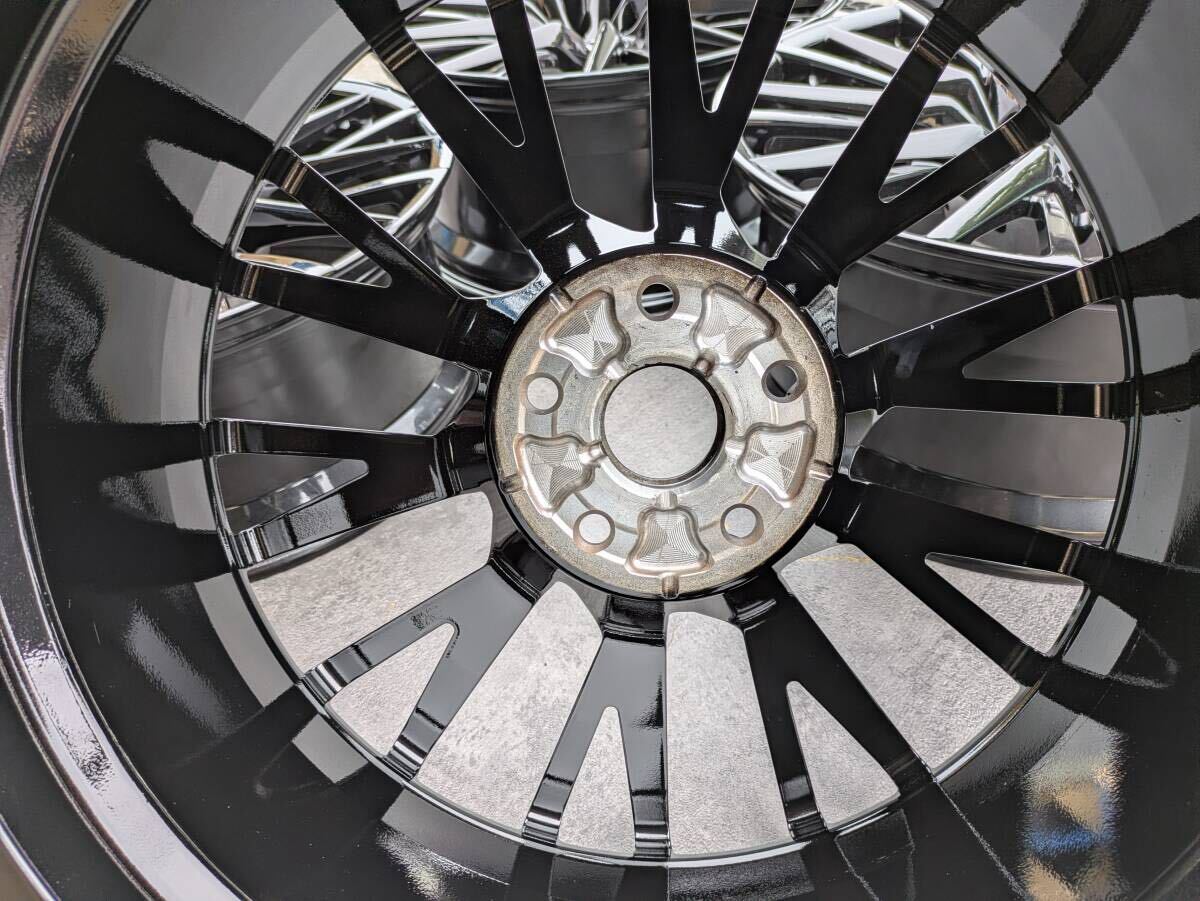 レクサス LC 500h 500 鍛造 純正 21インチ 8.5J +25 / 9.5J +25 PCD120 グロスブラック 4本