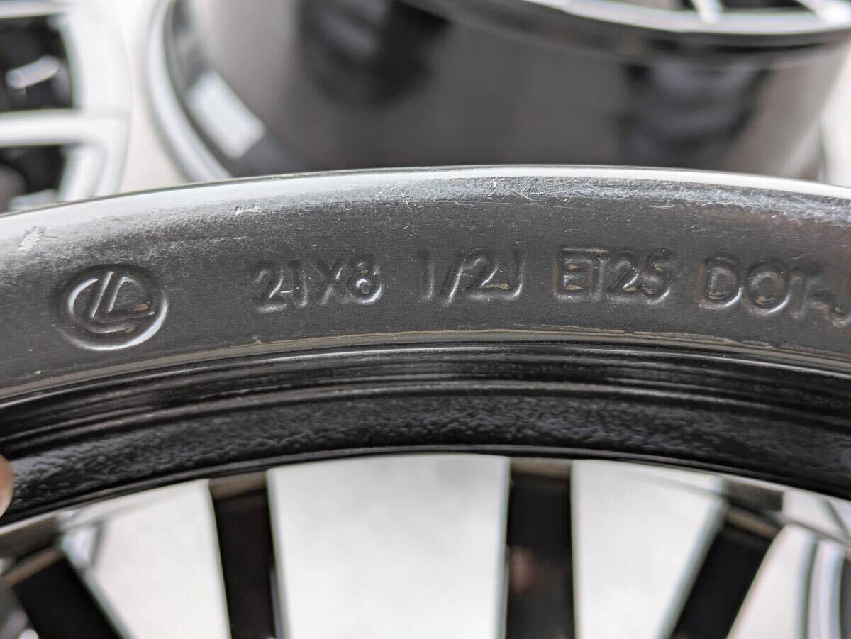 レクサス LC 500h 500 鍛造 純正 21インチ 8.5J +25 / 9.5J +25 PCD120 グロスブラック 4本