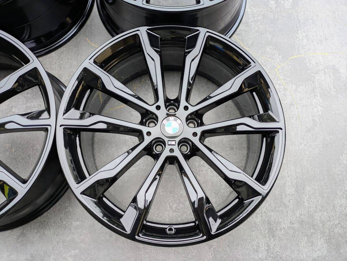 BMW G01 X3 M40i Mスポーツ ダブルスポーク スタイリング 699M 純正 20インチ 8J +27 / 9.5J +43 PCD112 グロスブラック 4本
