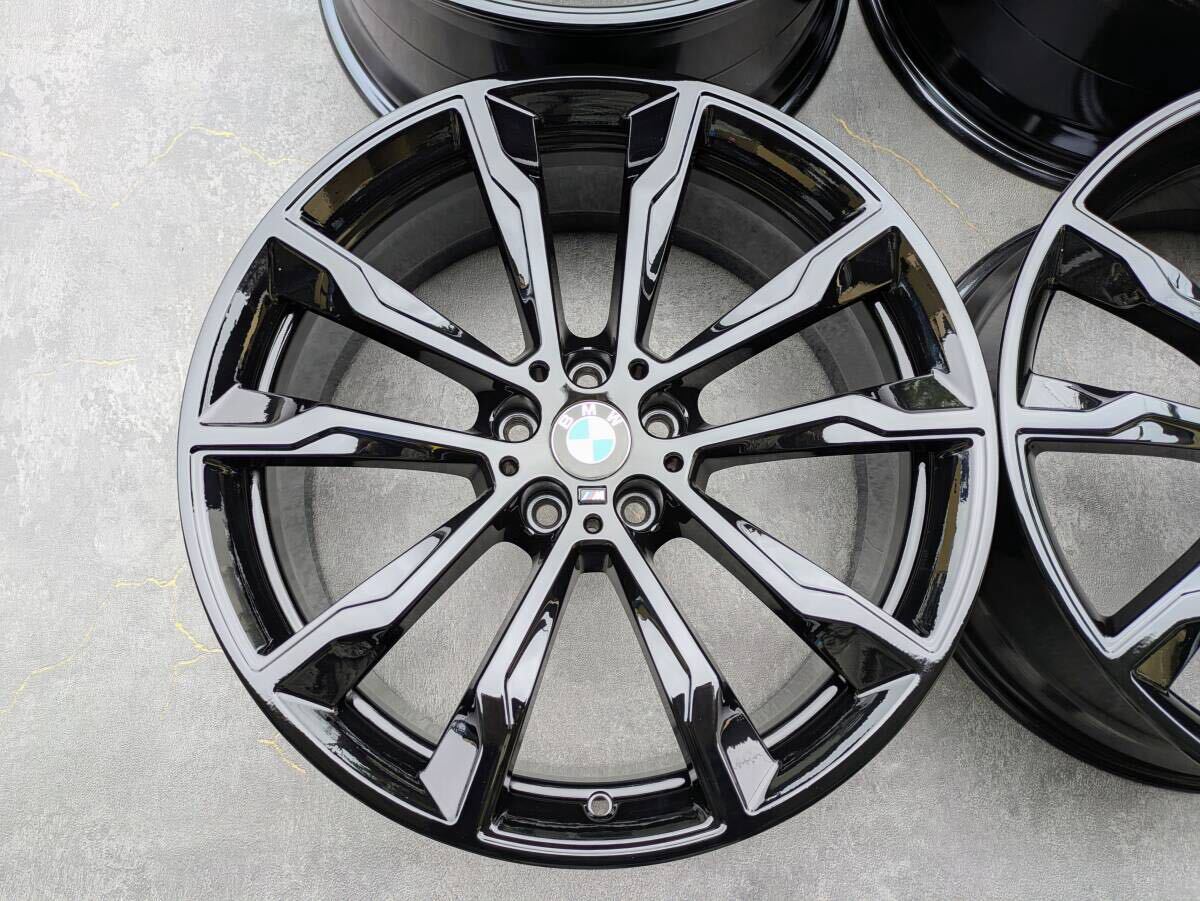 BMW G01 X3 M40i Mスポーツ ダブルスポーク スタイリング 699M 純正 20インチ 8J +27 / 9.5J +43 PCD112 グロスブラック 4本