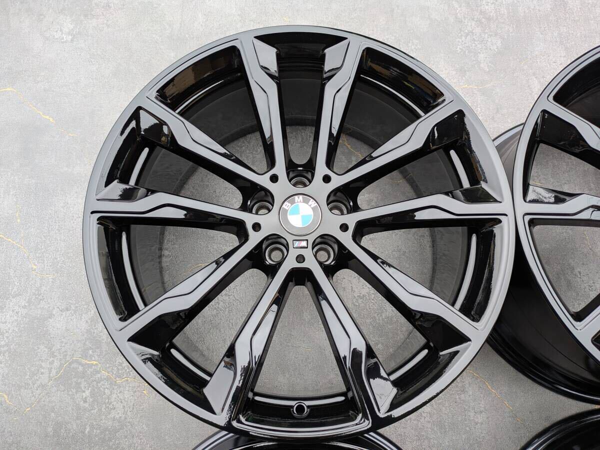 BMW G01 X3 M40i Mスポーツ ダブルスポーク スタイリング 699M 純正 20インチ 8J +27 / 9.5J +43 PCD112 グロスブラック 4本