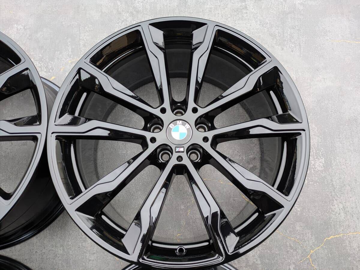 BMW G01 X3 M40i Mスポーツ ダブルスポーク スタイリング 699M 純正 20インチ 8J +27 / 9.5J +43 PCD112 グロスブラック 4本