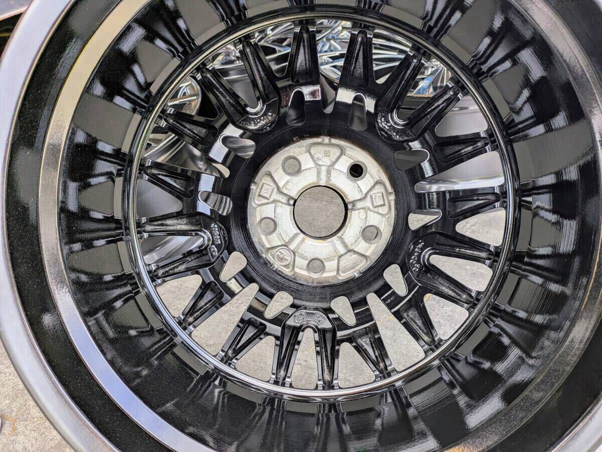 レクサス LS500h LS500 純正OP 20インチ 8.5J +25 PCD120 グロスブラック 4本