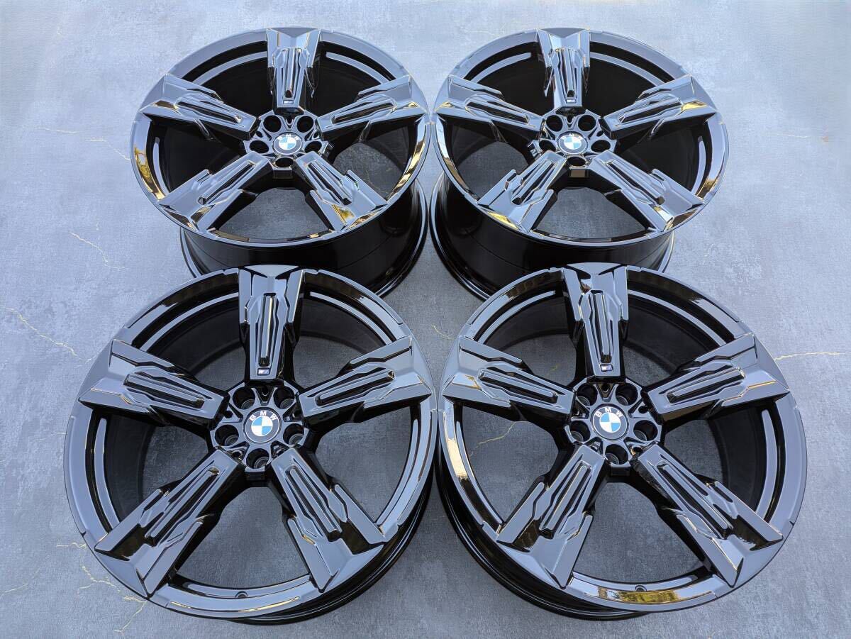 BMW G45 X3 M50 Mスポーツ 純正 スタースポーク スタイリング 1037M 21インチ 9J +24 / 10.5J +44 PCD112 グロスブラック 4本