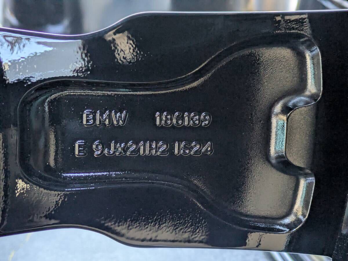 BMW G45 X3 M50 Mスポーツ 純正 スタースポーク スタイリング 1037M 21インチ 9J +24 / 10.5J +44 PCD112 グロスブラック 4本
