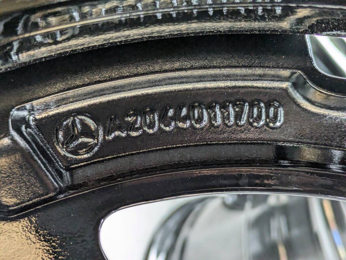 メルセデスベンツ AMG W206 Cクラス 純正 18インチ 7.5J +40 / 8.5J +52 PCD112 グロスブラック 4本