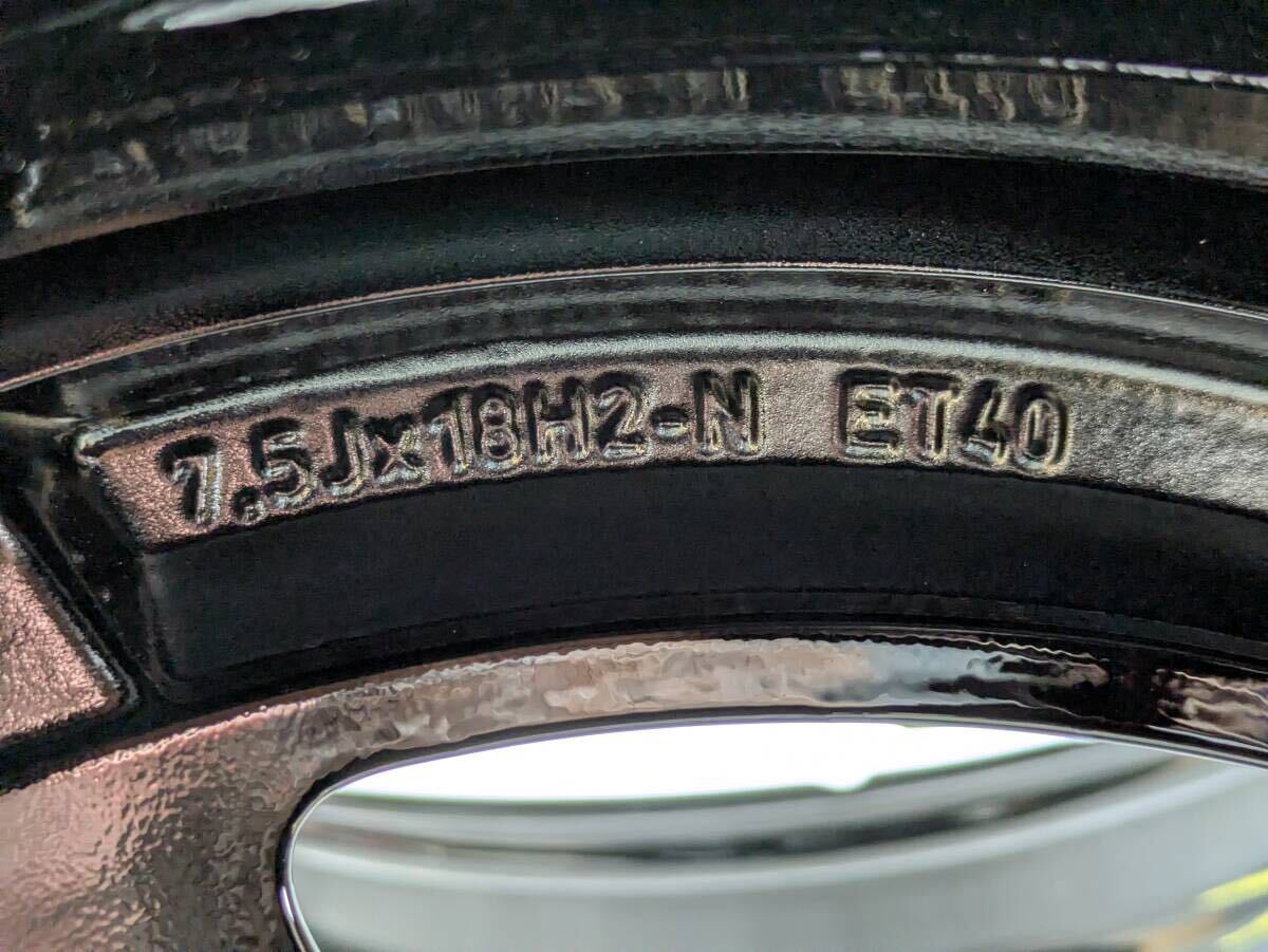 メルセデスベンツ AMG W206 Cクラス 純正 18インチ 7.5J +40 / 8.5J +52 PCD112 グロスブラック 4本