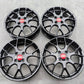 ダイハツ コペン GRスポーツ BBS 鍛造 純正 16インチ 4.5J +45 PCD100 グロスブラック 4本