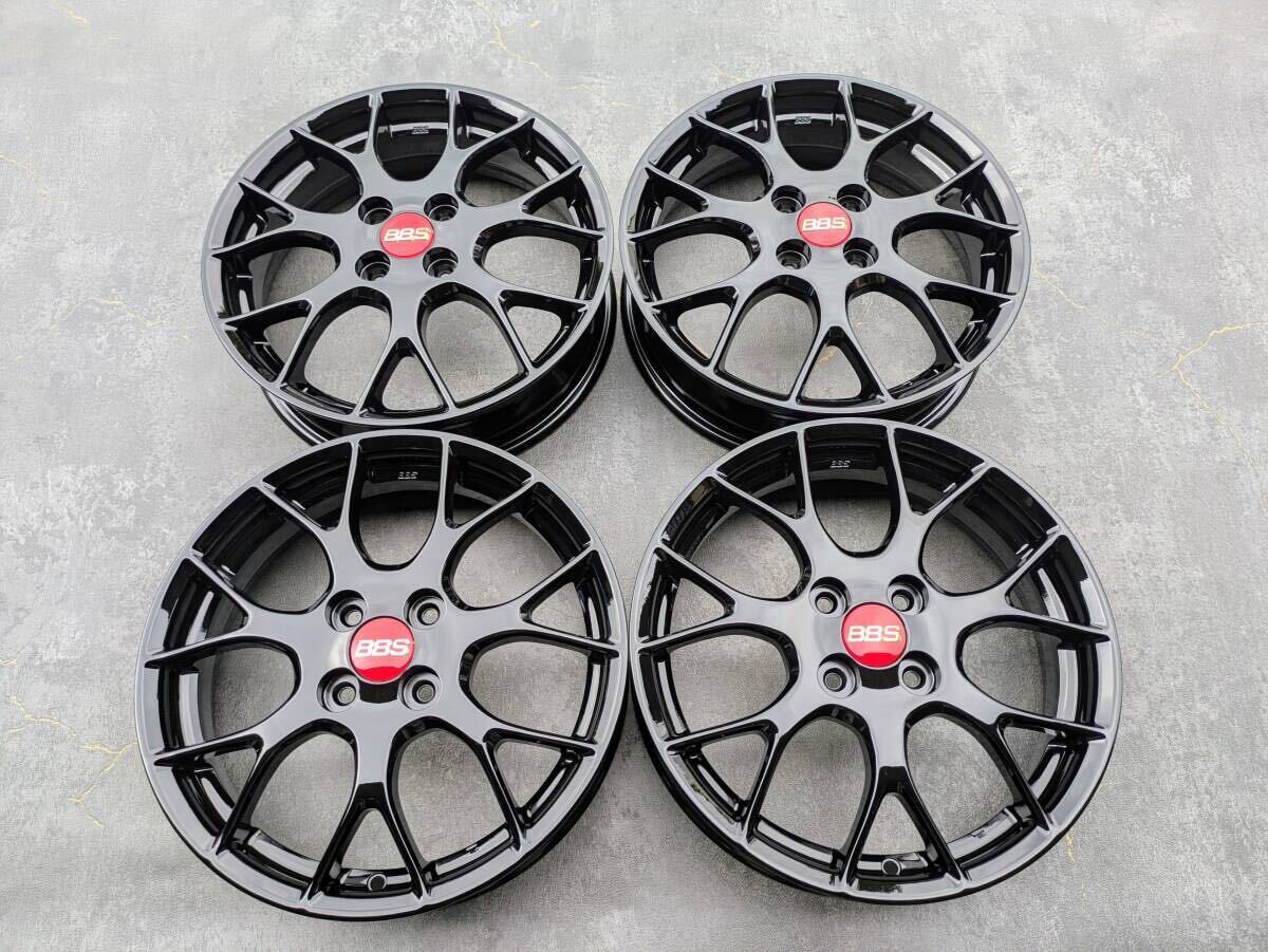 ダイハツ コペン GRスポーツ BBS 鍛造 純正 16インチ 4.5J +45 PCD100 グロスブラック 4本