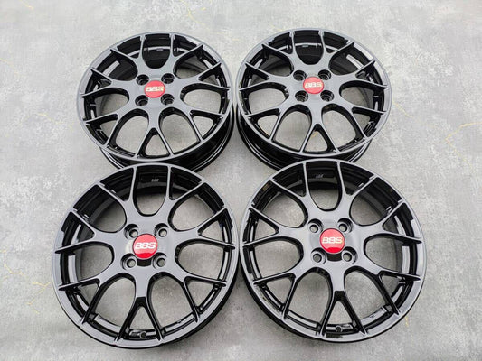ダイハツ コペン GRスポーツ BBS 鍛造 純正 16インチ 4.5J +45 PCD100 グロスブラック 4本