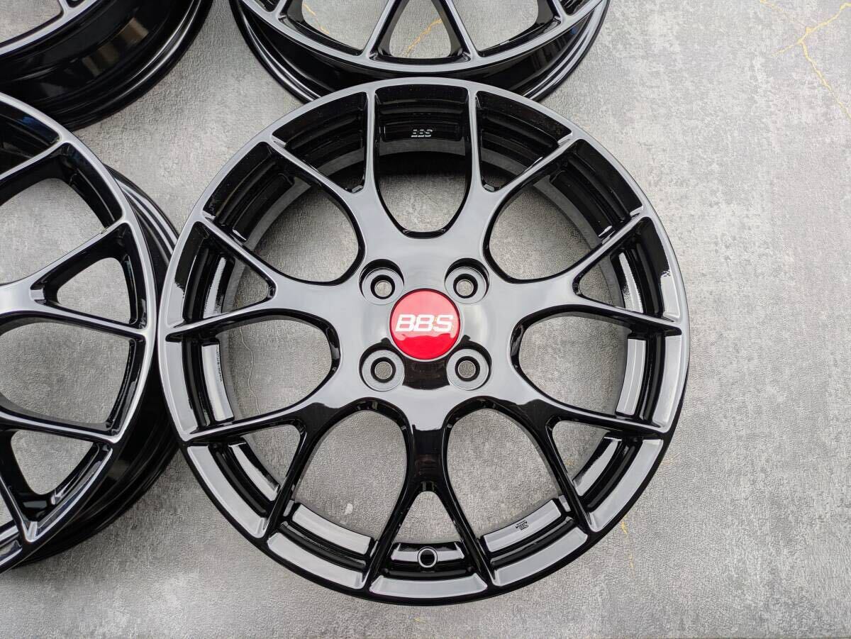 ダイハツ コペン GRスポーツ BBS 鍛造 純正 16インチ 4.5J +45 PCD100 グロスブラック 4本