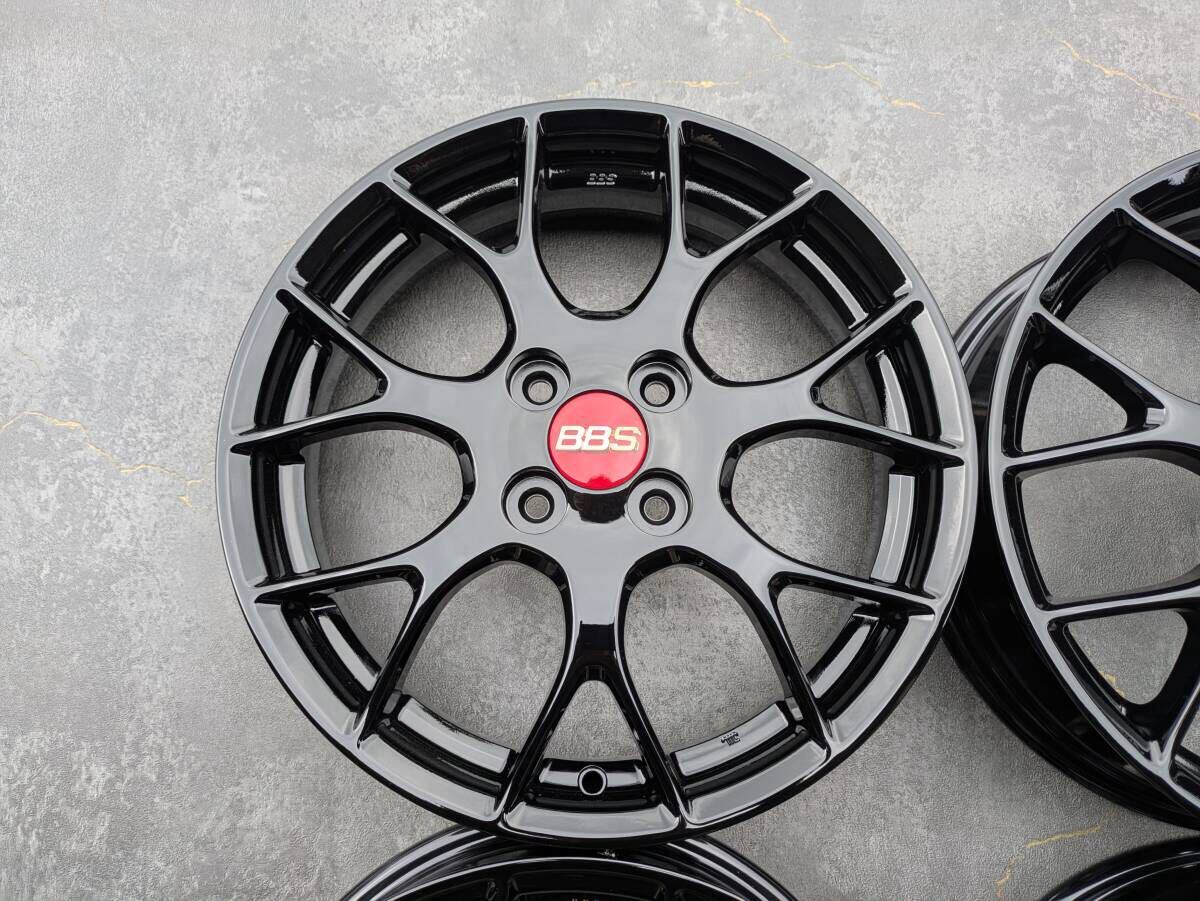 ダイハツ コペン GRスポーツ BBS 鍛造 純正 16インチ 4.5J +45 PCD100 グロスブラック 4本