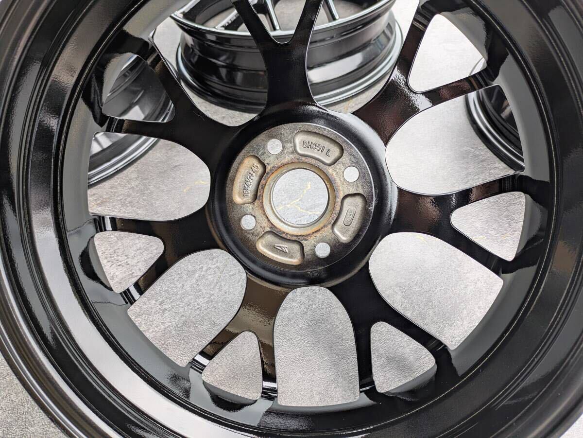 ダイハツ コペン GRスポーツ BBS 鍛造 純正 16インチ 4.5J +45 PCD100 グロスブラック 4本