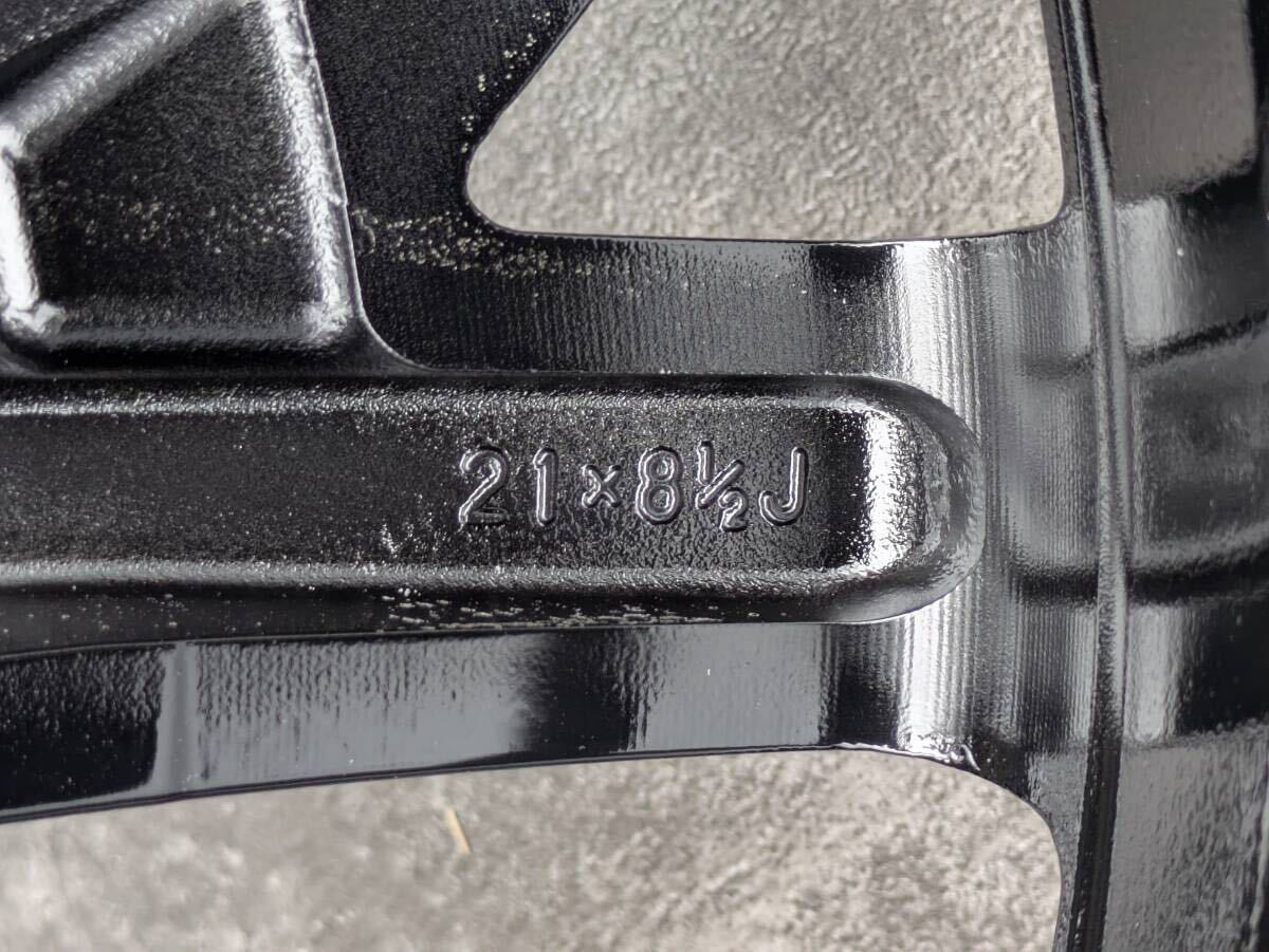 トヨタ クラウン エステート 純正 21インチ 8.5J +35 PCD114.3 グロスブラック 4本