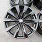 トヨタ クラウン スポーツ Z 純正 21インチ 8.5J +35 PCD114.3 グロスブラック 4本
