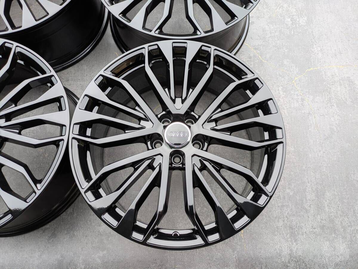 AUDI アウディ A6 Sライン 鍛造 純正 20インチ 8.5J +45 PCD112 グロスブラック 4本
