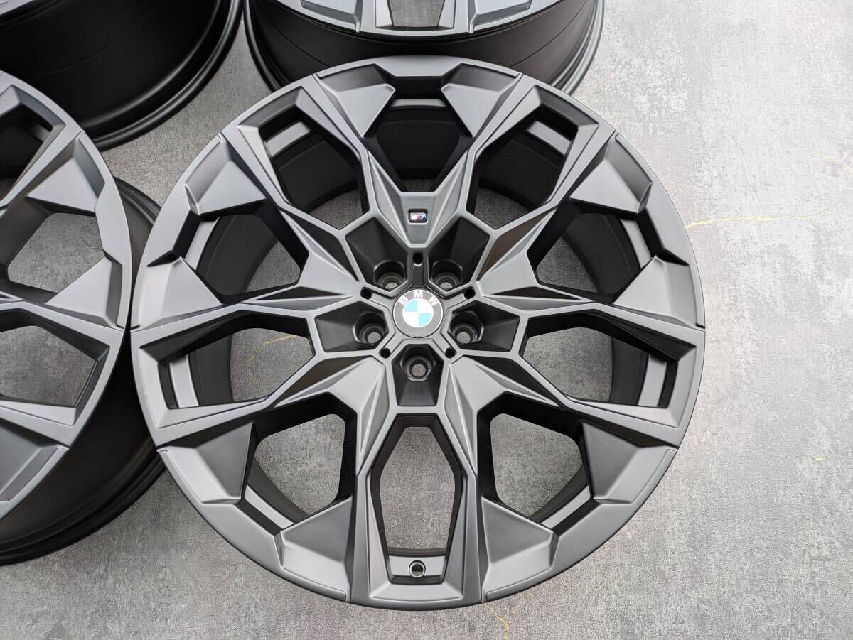 BMW G07 X7 Mスポーツ ダブルスポーク スタイリング 913M 純正 22インチ 9.5J +32 / 10.5J +43 PCD112 サテンブラック 4本