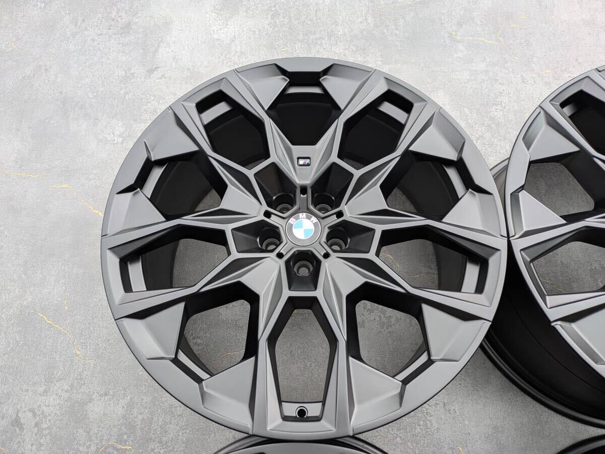 BMW G07 X7 Mスポーツ ダブルスポーク スタイリング 913M 純正 22インチ 9.5J +32 / 10.5J +43 PCD112 サテンブラック 4本