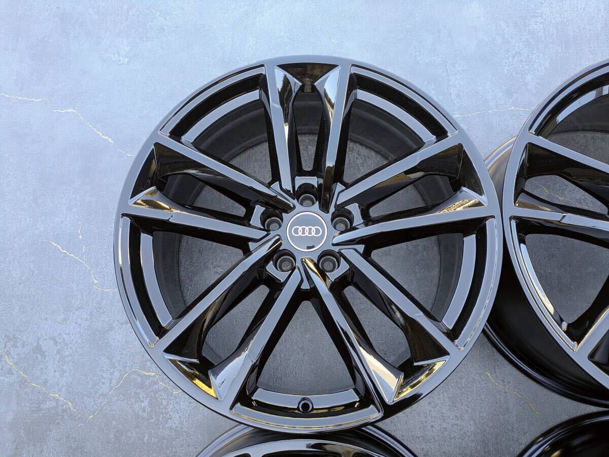 AUDI アウディ A6 A7 純正 20インチ 8.5J +30 PCD112 グロスブラック 4本