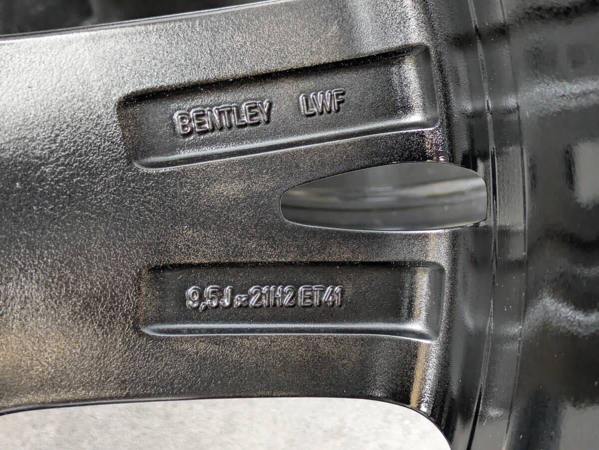 ベントレー コンチネンタルGT 純正 21インチ 9.5J +41 PCD112 グロスブラック 4本