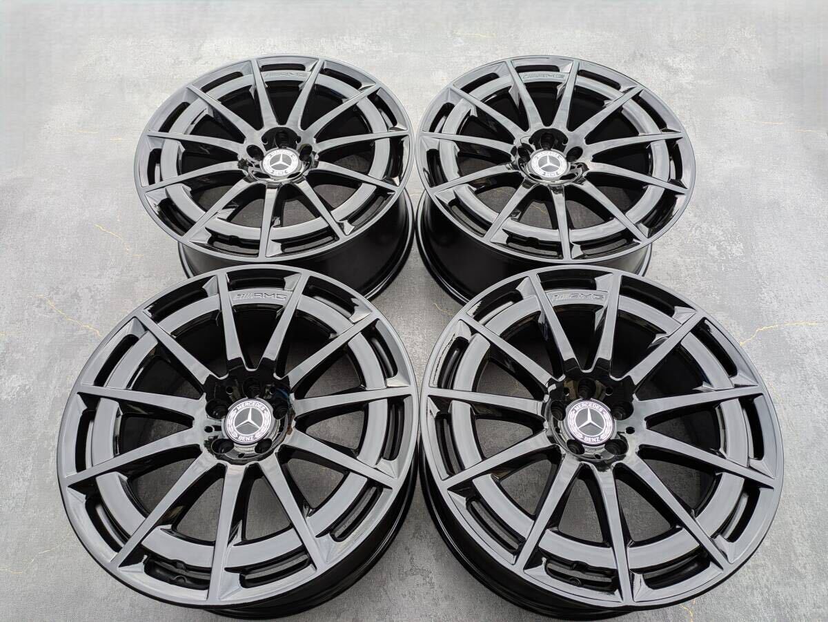 メルセデスベンツ AMG V297 EQSクラス 純正 21インチ 9.5J +41.5 PCD112 グロスブラック 4本