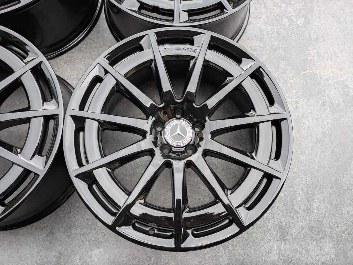 メルセデスベンツ AMG V297 EQSクラス 純正 21インチ 9.5J +41.5 PCD112 グロスブラック 4本