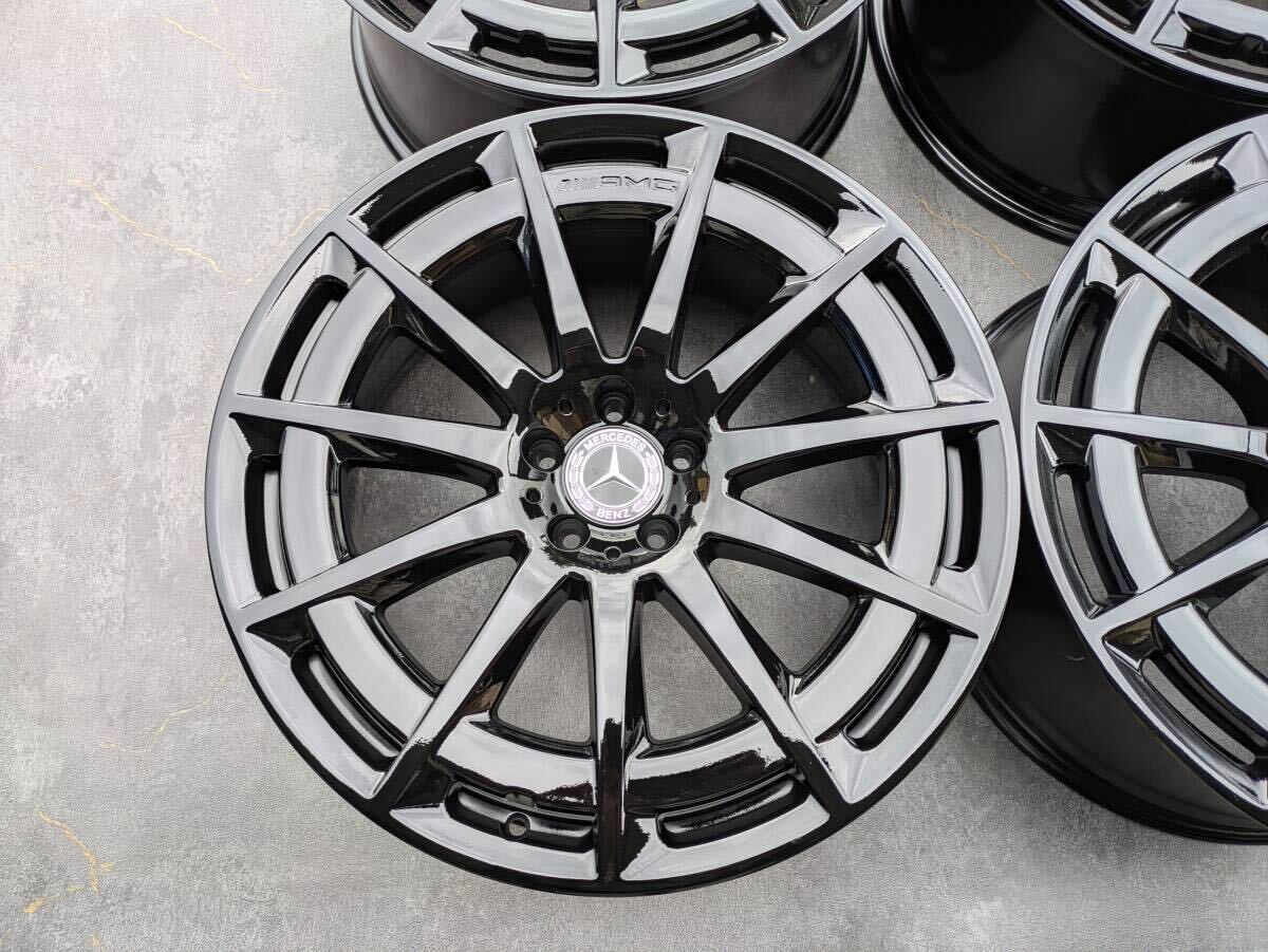 メルセデスベンツ AMG V297 EQSクラス 純正 21インチ 9.5J +41.5 PCD112 グロスブラック 4本