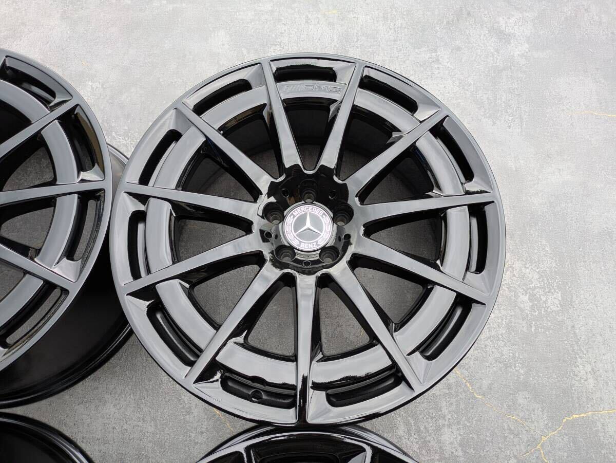 メルセデスベンツ AMG V297 EQSクラス 純正 21インチ 9.5J +41.5 PCD112 グロスブラック 4本