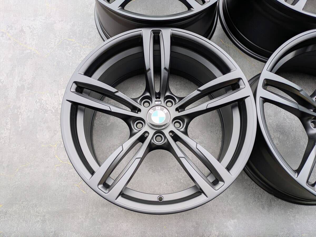 BMW F82 M4 Mスポーツ ダブルスポーク スタイリング 437M 鍛造 純正 19インチ 9J +29 / 10J +40 PCD120 サテンブラック 4本
