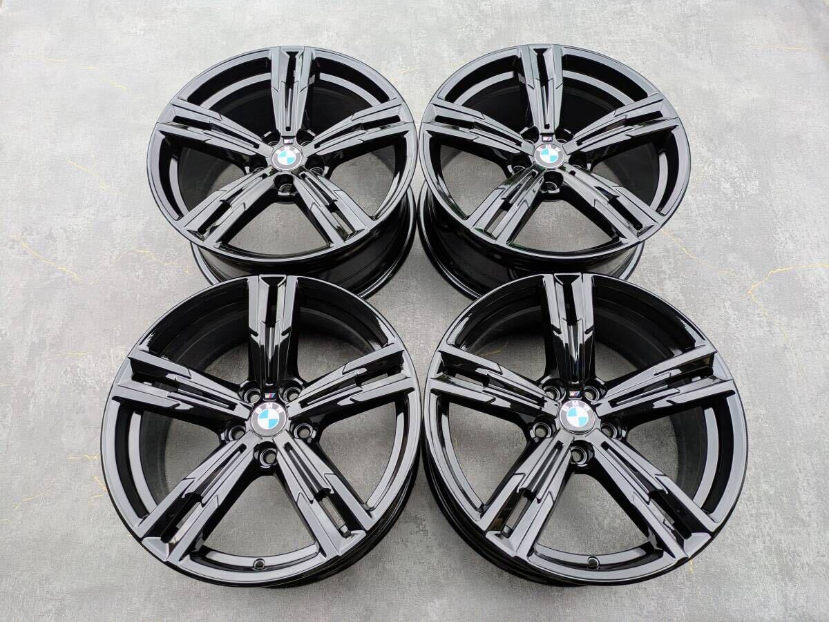 BMW G20 G21 3シリーズ Mスポーツ ダブルスポーク スタイリング848M 純正 18インチ 7.5J +25 / 8.5J +40 PCD112 グロスブラック 4本