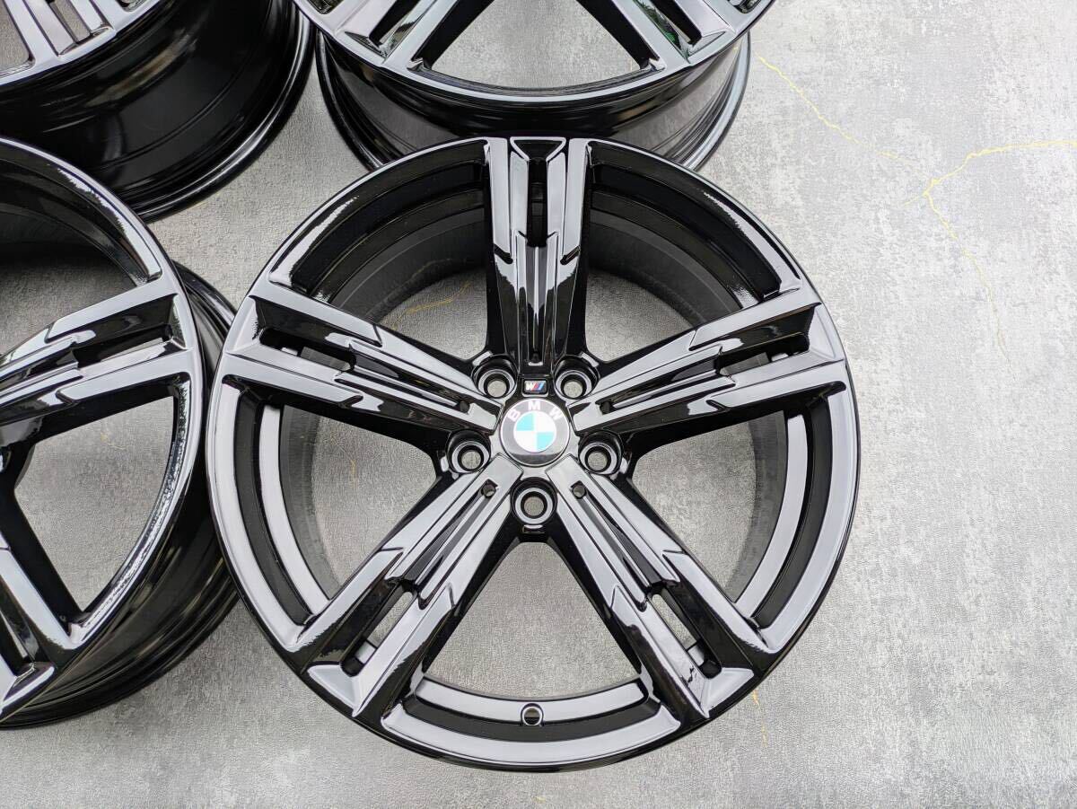 BMW G20 G21 3シリーズ Mスポーツ ダブルスポーク スタイリング848M 純正 18インチ 7.5J +25 / 8.5J +40 PCD112 グロスブラック 4本