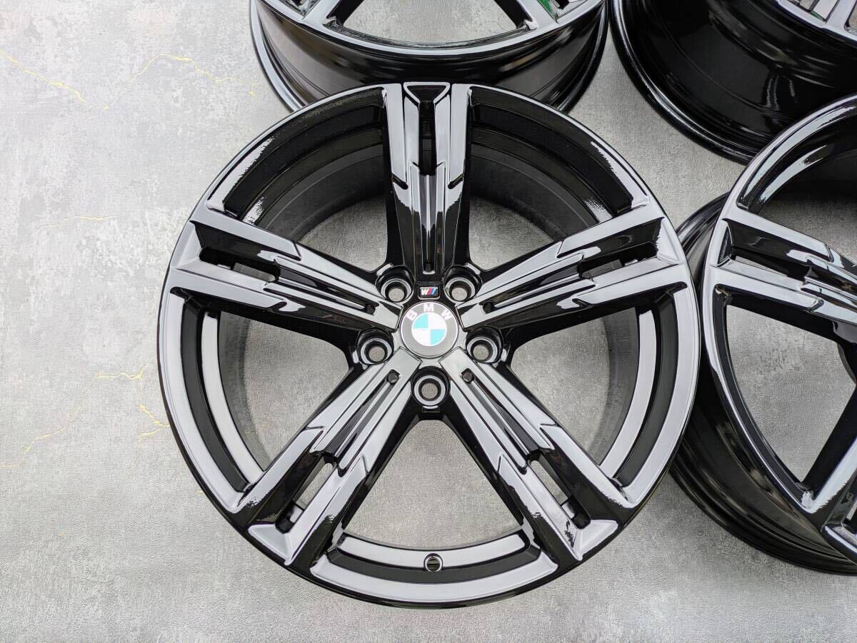 BMW G20 G21 3シリーズ Mスポーツ ダブルスポーク スタイリング848M 純正 18インチ 7.5J +25 / 8.5J +40 PCD112 グロスブラック 4本