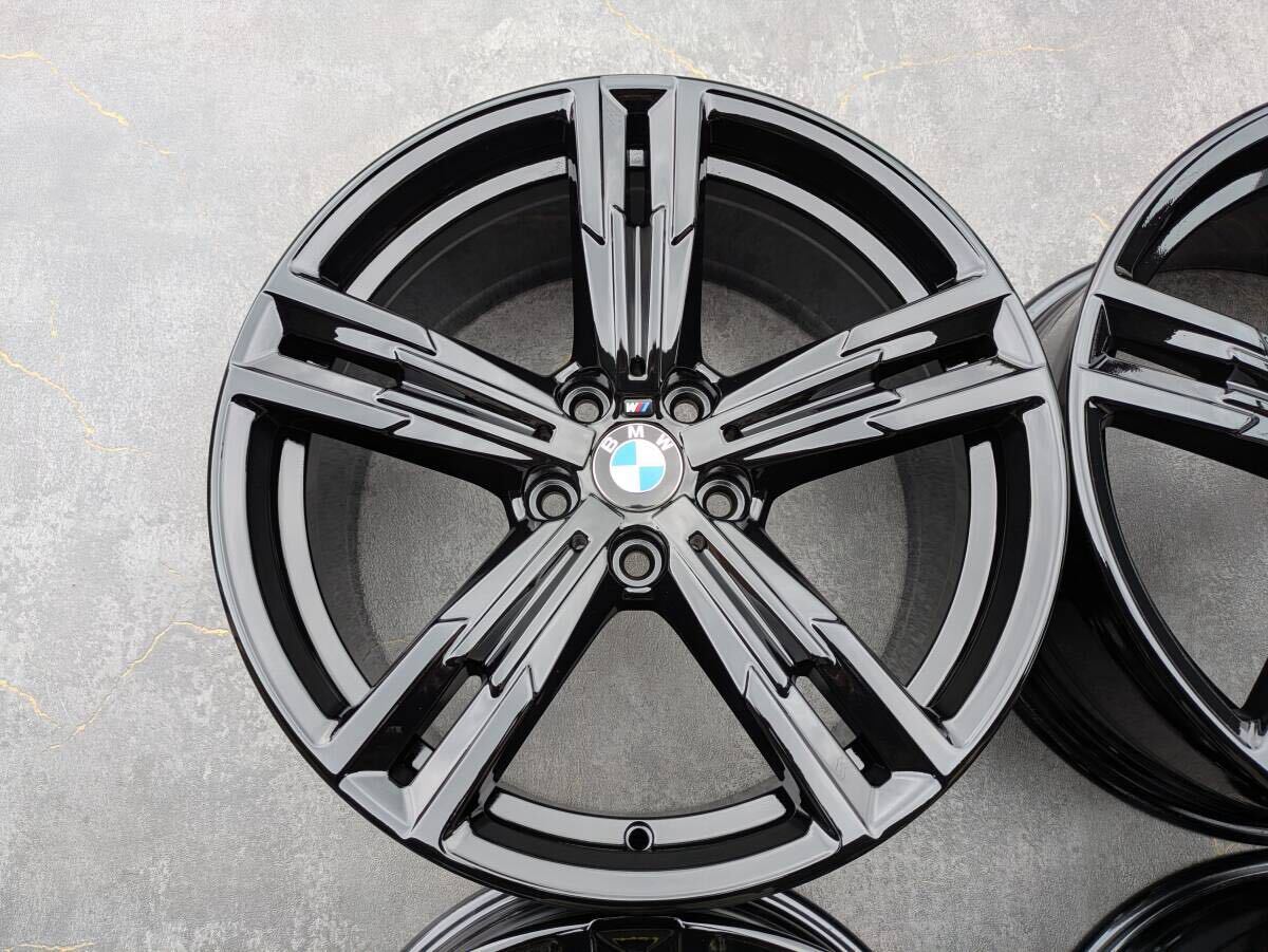 BMW G20 G21 3シリーズ Mスポーツ ダブルスポーク スタイリング848M 純正 18インチ 7.5J +25 / 8.5J +40 PCD112 グロスブラック 4本