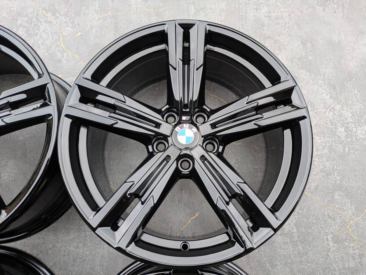 BMW G20 G21 3シリーズ Mスポーツ ダブルスポーク スタイリング848M 純正 18インチ 7.5J +25 / 8.5J +40 PCD112 グロスブラック 4本