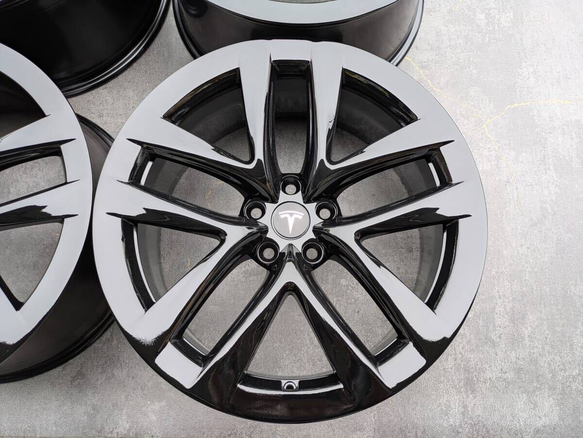 TESLA MODEL S テスラ モデルS 純正 21インチ 9.5J +40 / 10.5J +45 PCD120 グロスブラック 4本