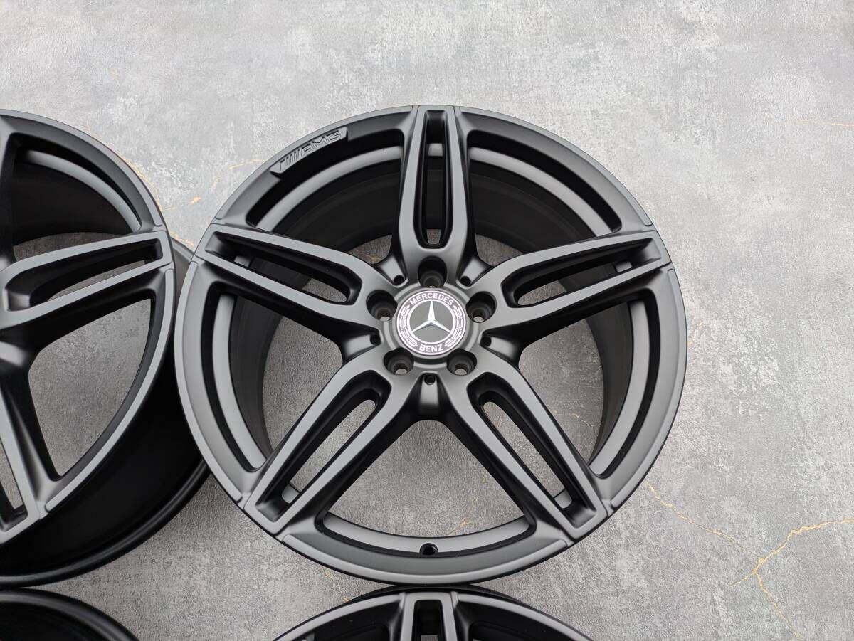 メルセデスベンツ AMG W213 Eクラス 純正 19インチ 8J +43 / 9J +49 PCD112 サテンブラック 4本