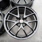 スバル WRX STI VAB タイプS BBS製 鍛造 純正 18インチ 8.5J +55 PCD114.3 グロスブラック 4本