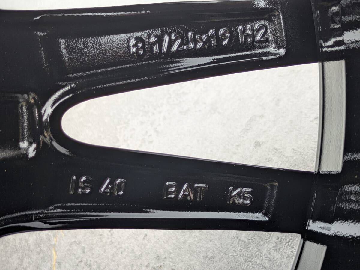 BMW G20 G21 3シリーズ Mスポーツ スタースポーク スタイリング 791M 純正 19インチ 8J +27 / 8.5J +40 PCD112 グロスブラック 4本
