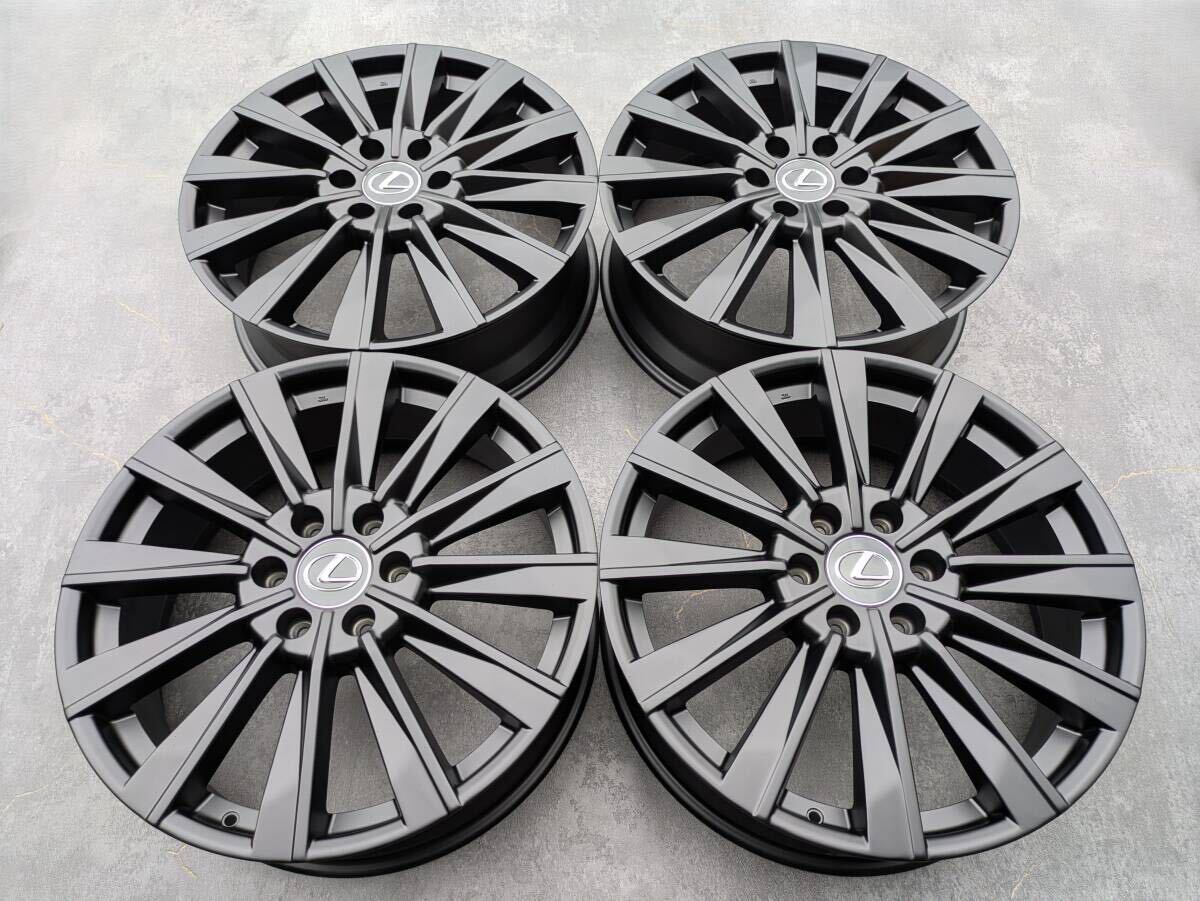 レクサス GX 550 バージョンL 鍛造 純正 22インチ 7.5J +60 PCD139.7 サテンブラック 4本