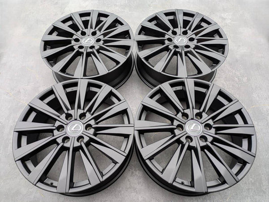 レクサス GX 550 バージョンL 鍛造 純正 22インチ 7.5J +60 PCD139.7 サテンブラック 4本