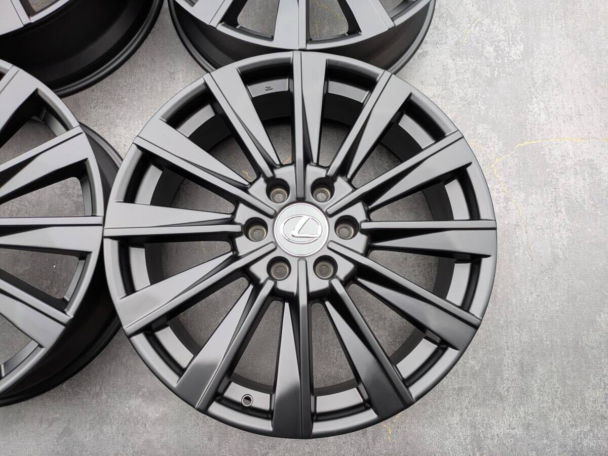 レクサス GX 550 バージョンL 鍛造 純正 22インチ 7.5J +60 PCD139.7 サテンブラック 4本