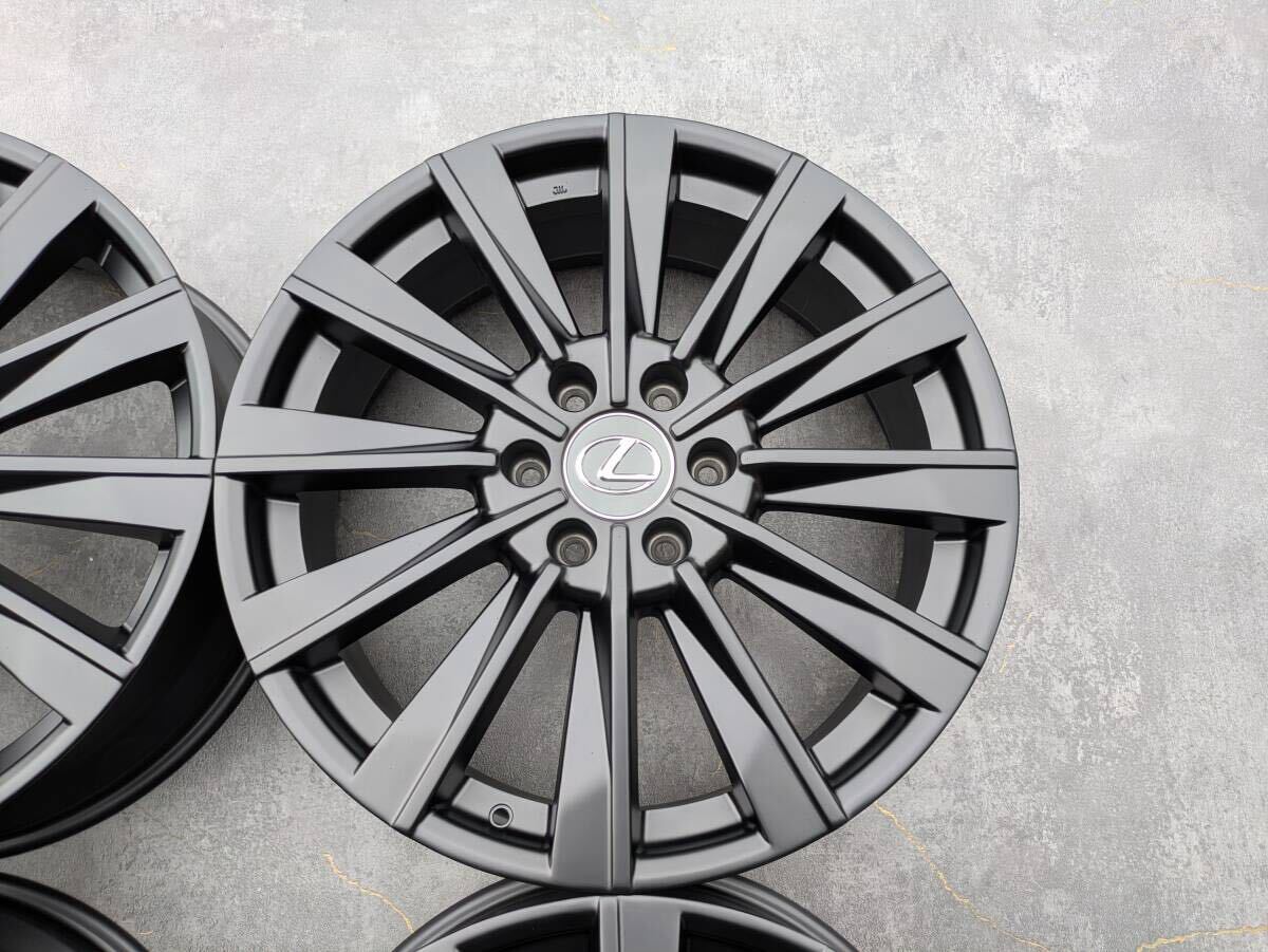 レクサス GX 550 バージョンL 鍛造 純正 22インチ 7.5J +60 PCD139.7 サテンブラック 4本