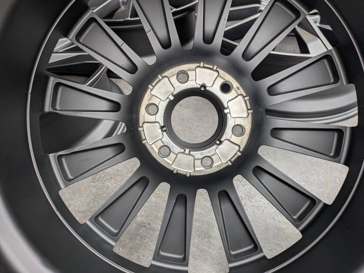 レクサス GX 550 バージョンL 鍛造 純正 22インチ 7.5J +60 PCD139.7 サテンブラック 4本